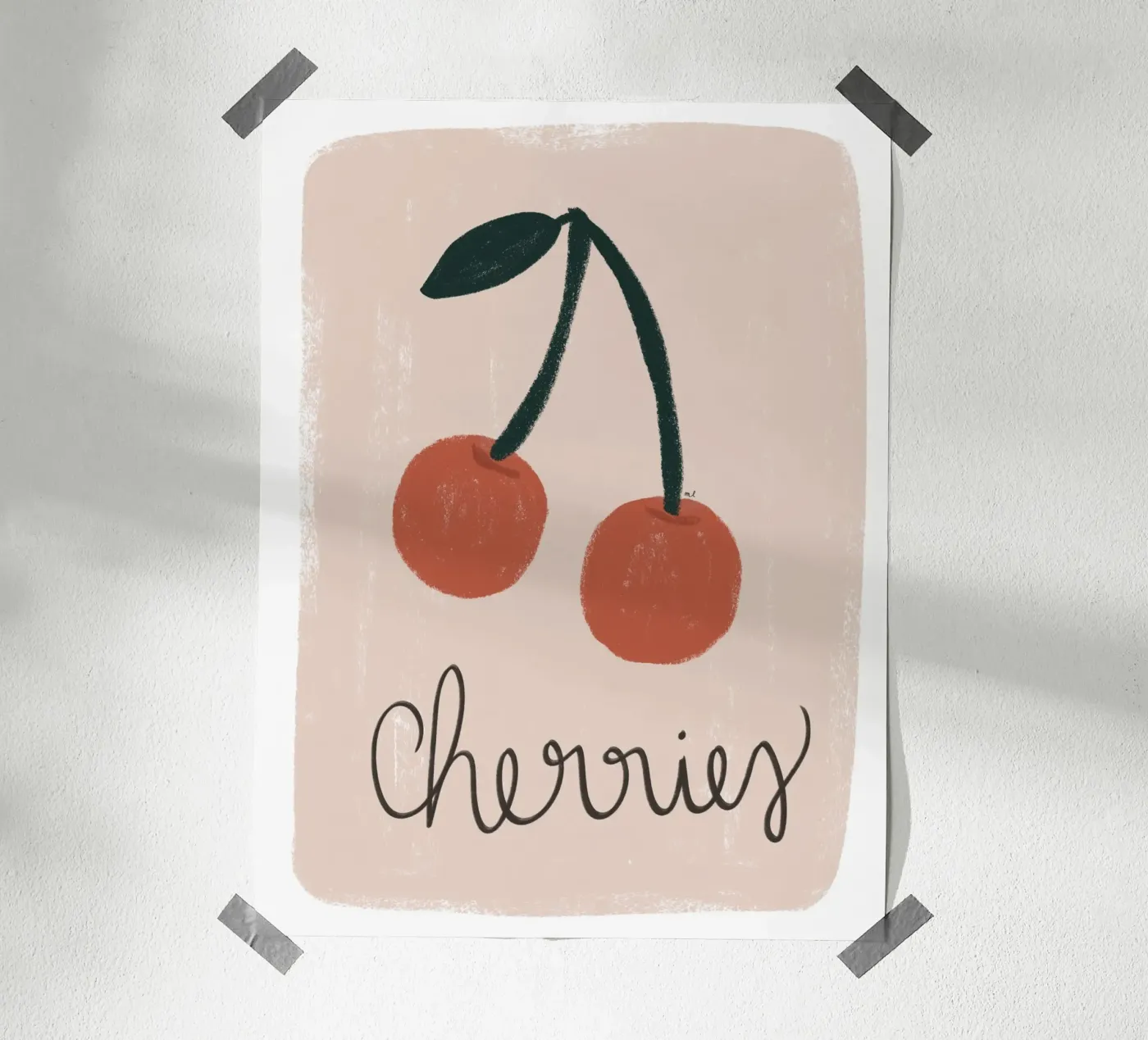 Red Cherries poster da Menina Lisboa