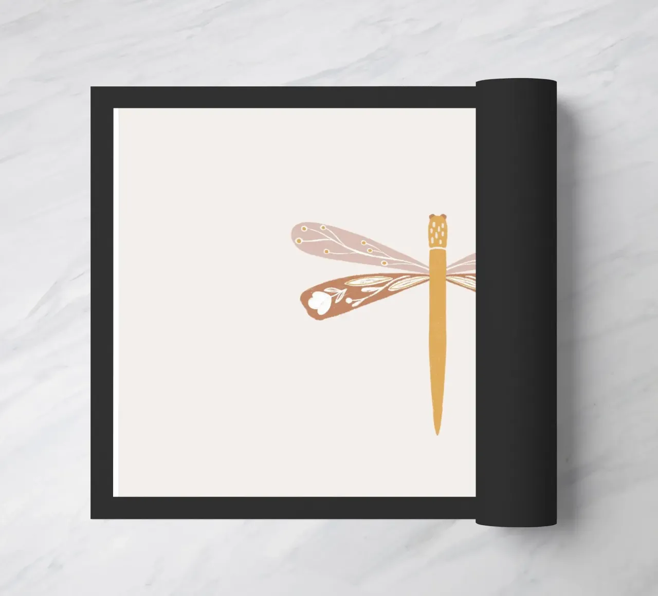Golden Wings doormat by Menina Lisboa