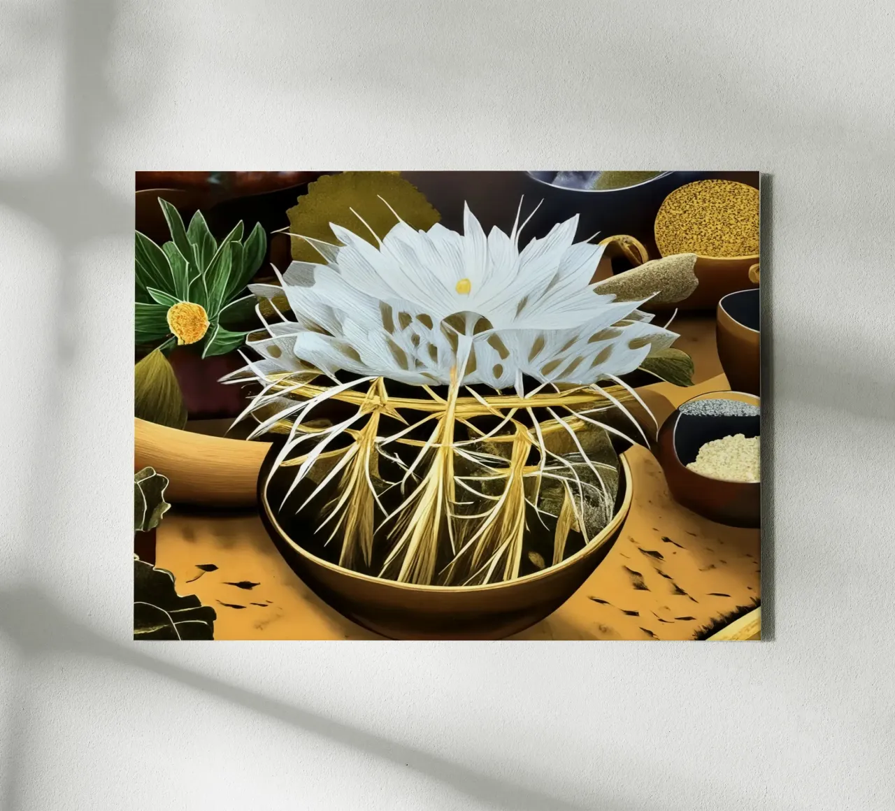 Cactus_3 tela con Cornice a cassetta da Impressionismus by LK