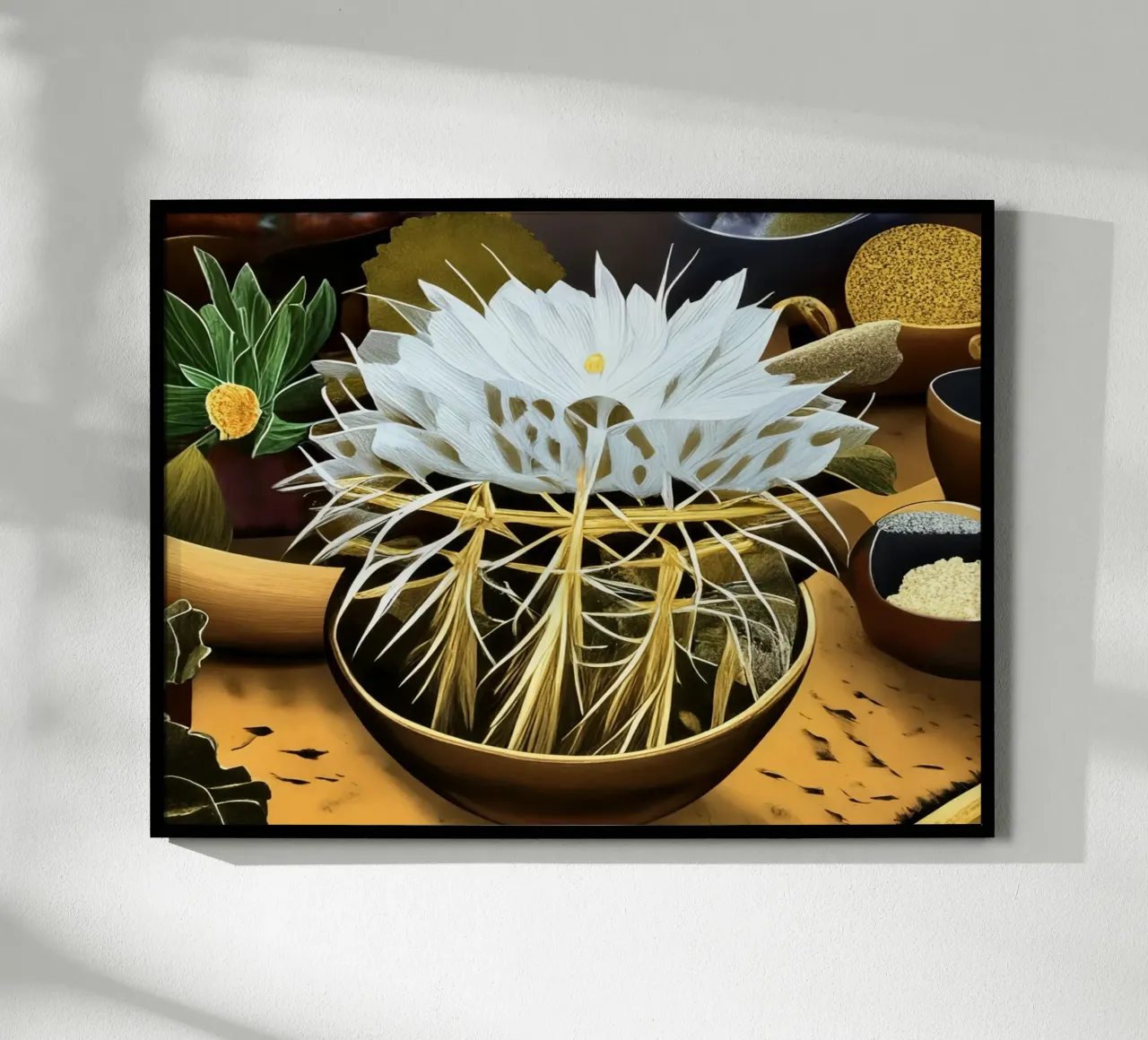 Cactus_3 poster con telaio in alluminio da Impressionismus by LK