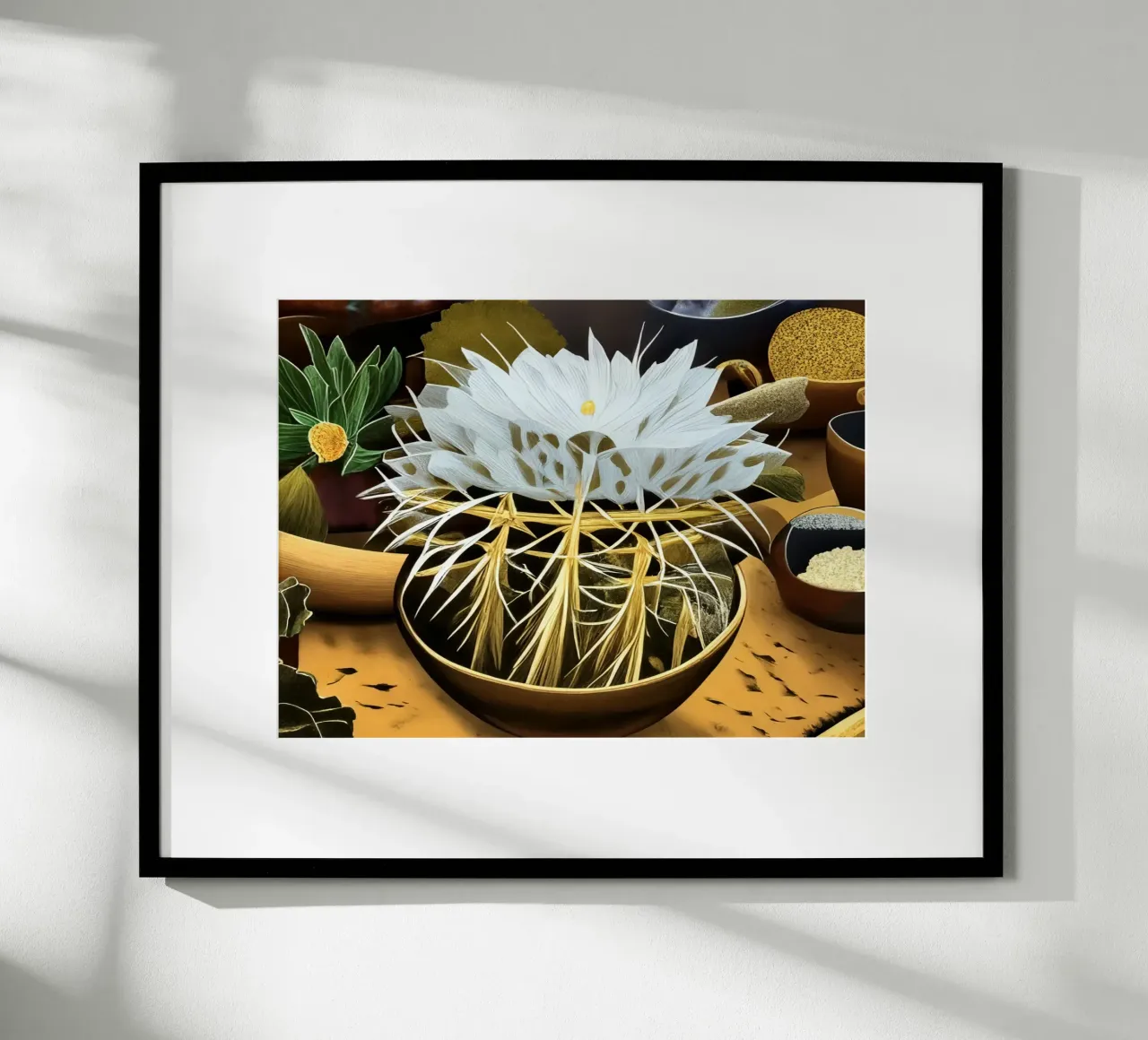 Cactus_3 poster con telaio in alluminio da Impressionismus by LK