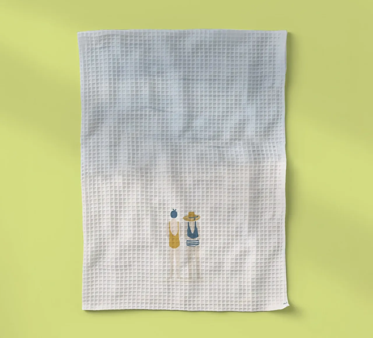 Two Friends tea towel by Menina Lisboa