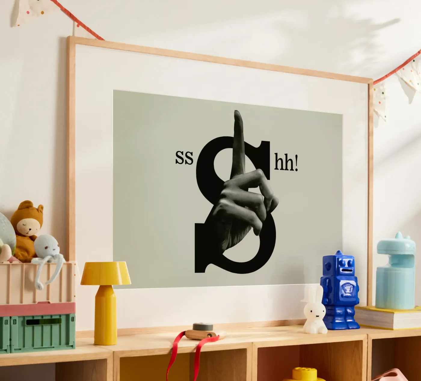 Shh poster by Ali Gulec