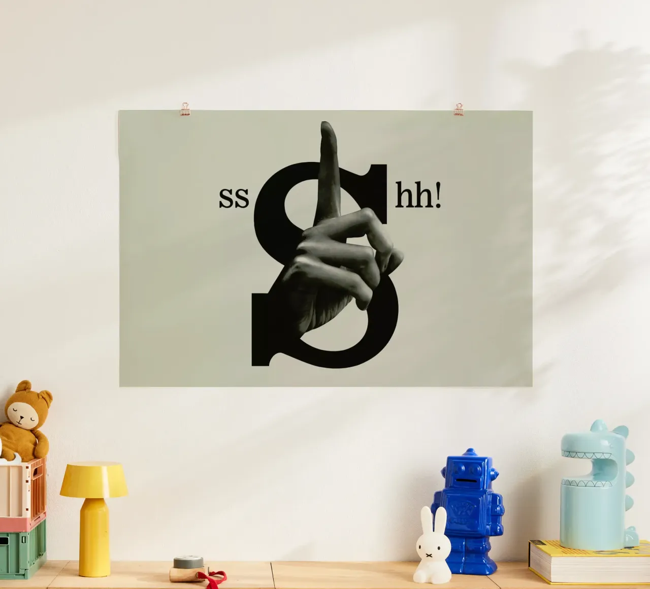 Shh poster da Ali Gulec