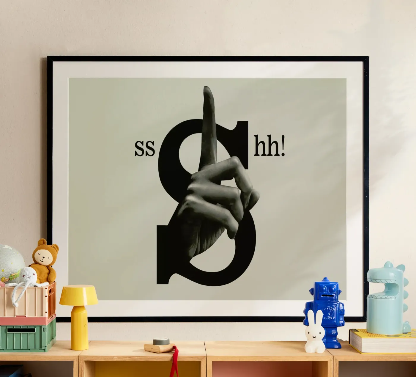 Shh poster by Ali Gulec