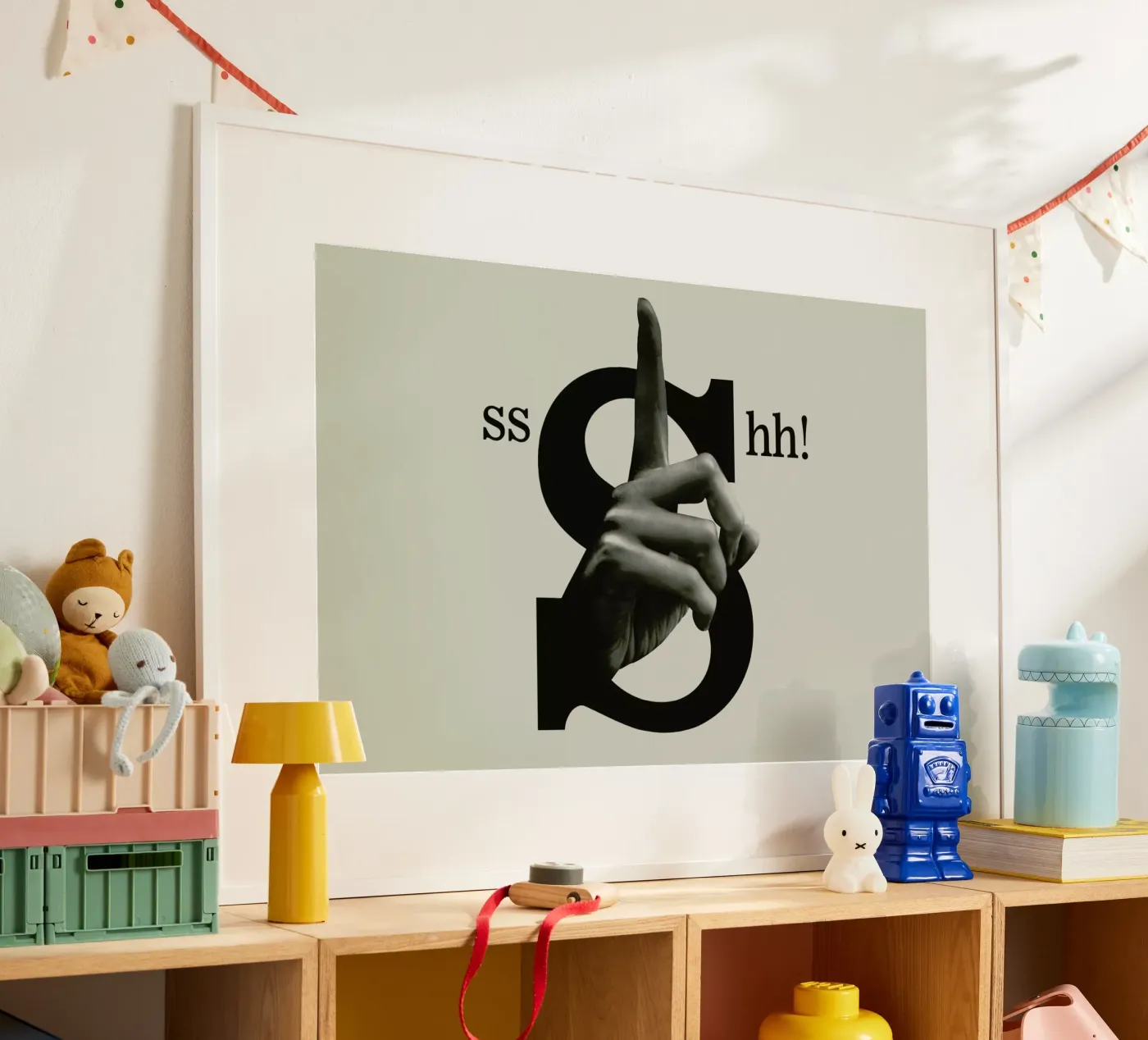 Shh poster by Ali Gulec