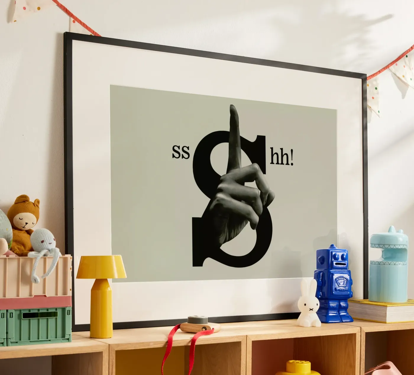 Shh poster by Ali Gulec
