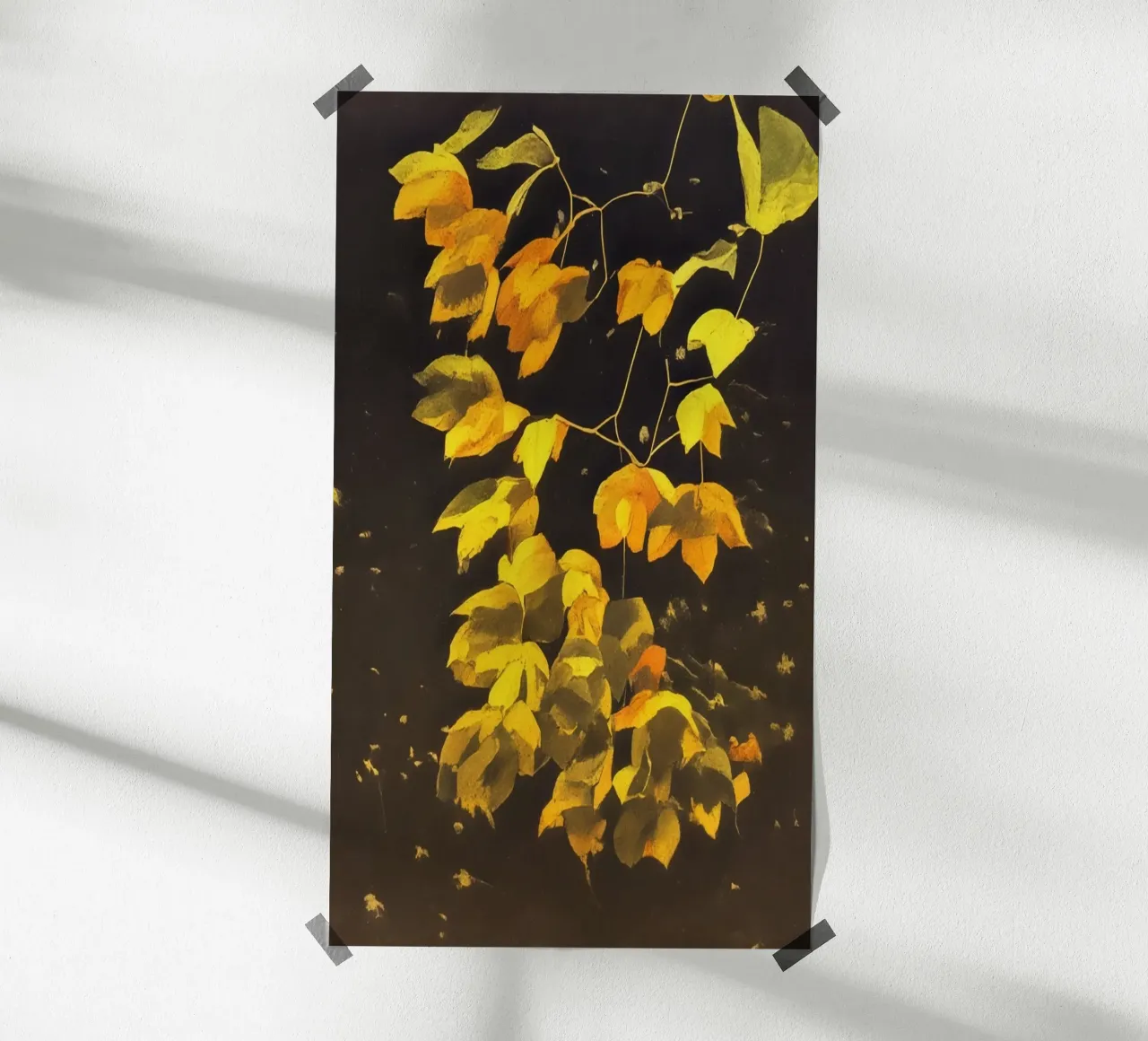 Foglie d'autunno_1 poster da Impressionismus by LK