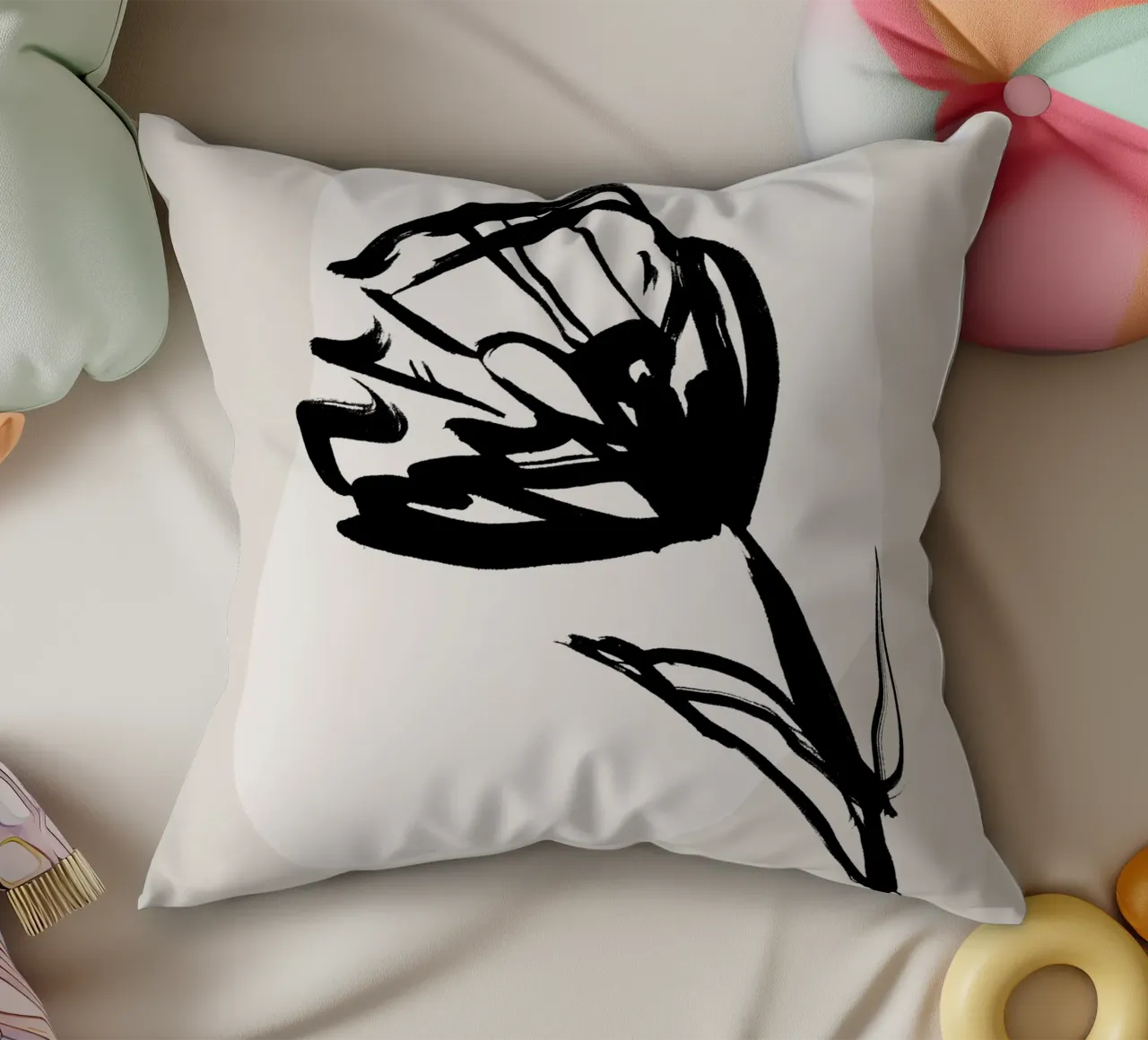Delicate Line No 38 cuscino da treechild