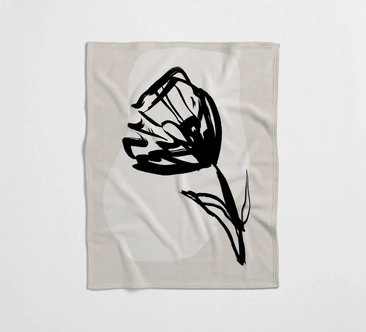 Delicate Line No 38 coperta in pile da treechild