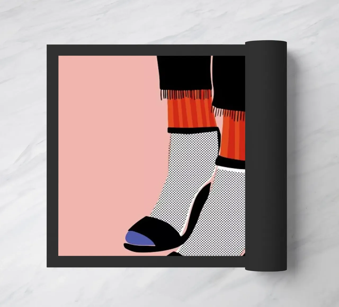 Socks and Heel zerbino da Linda Gobeta