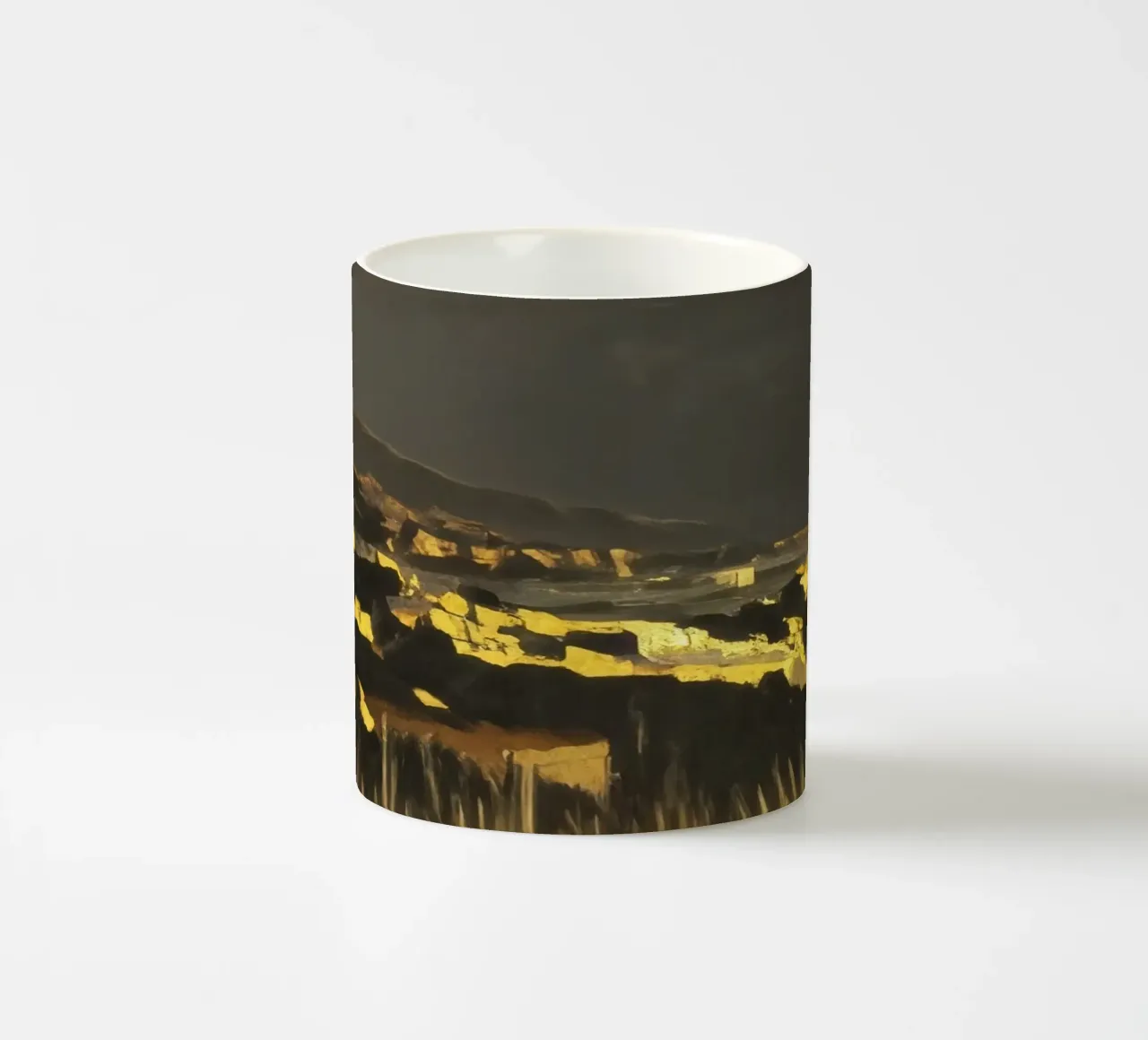 Tenerife di notte_1 tazza in ceramica da Impressionismus by LK