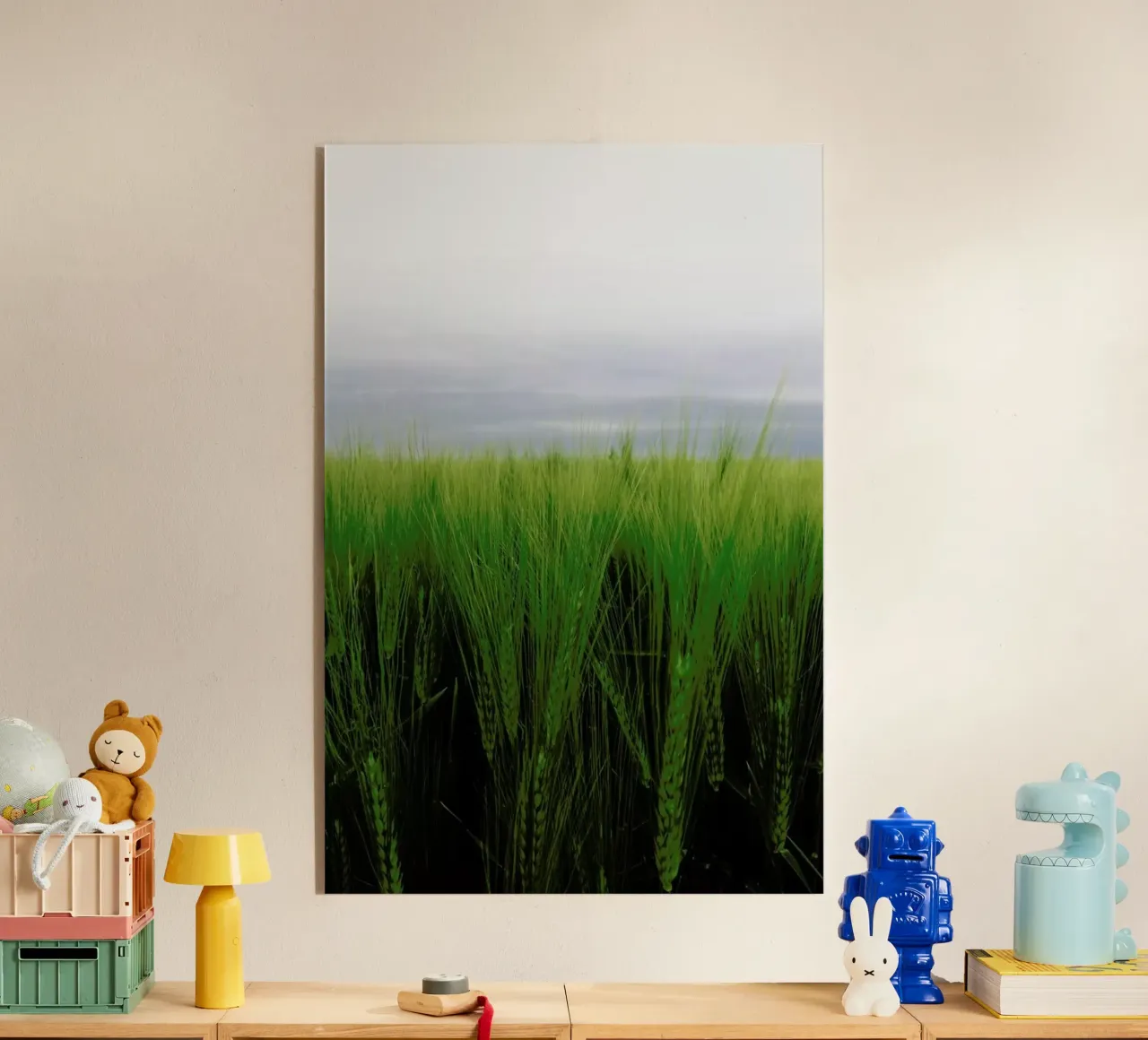 Kornfeld Acryl-Glas von Amy & Kurt