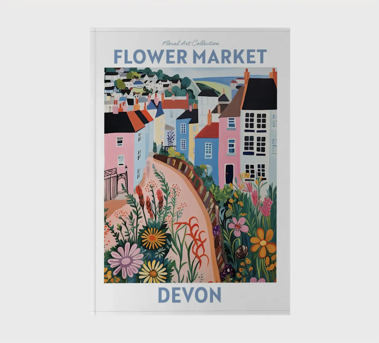Mercato dei fiori, Devon, Inghilterra - Viaggio Botanico diario da Peaches Art Prints