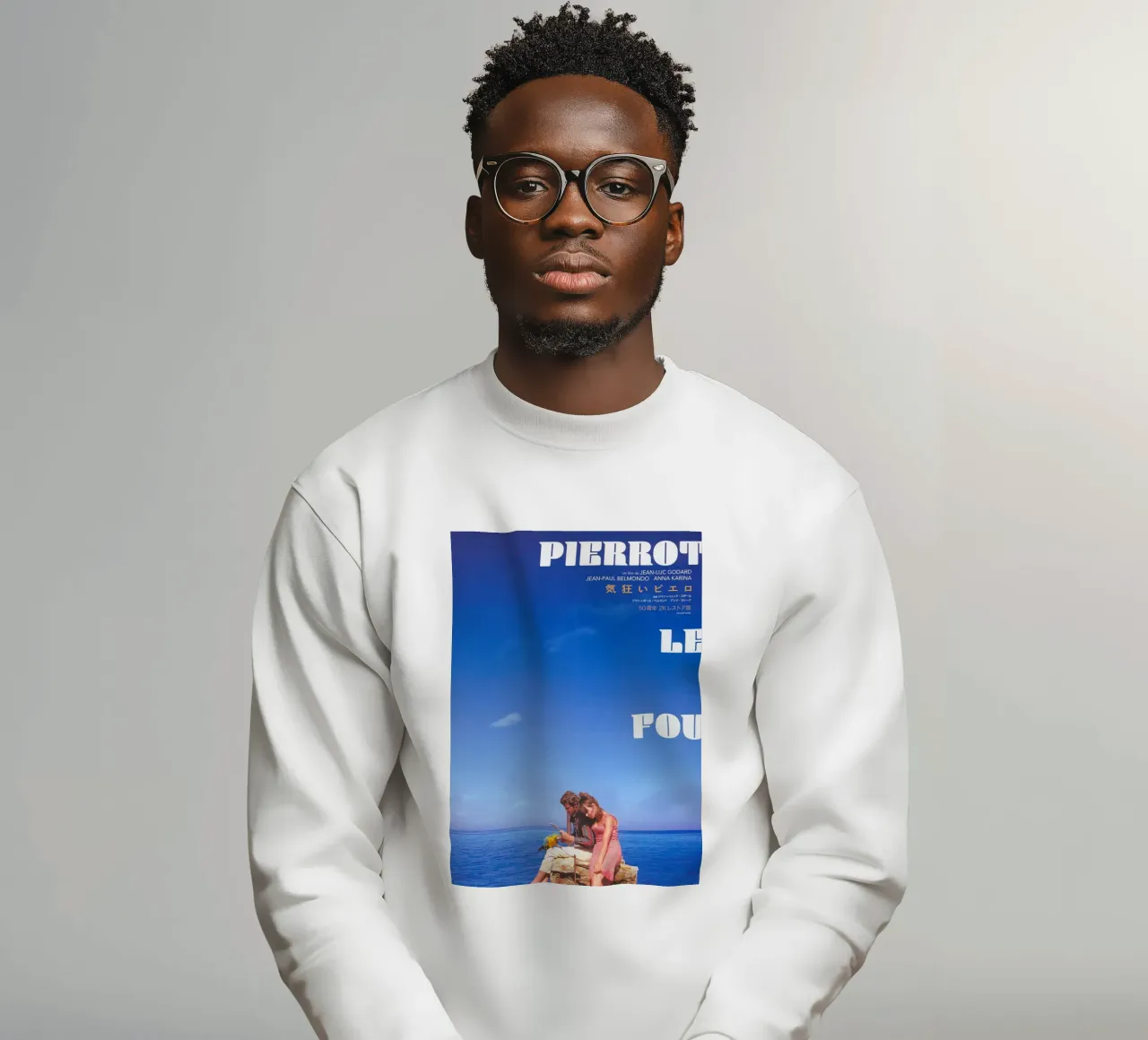 Pierrot le Fou felpa da Attaboy Dsgn