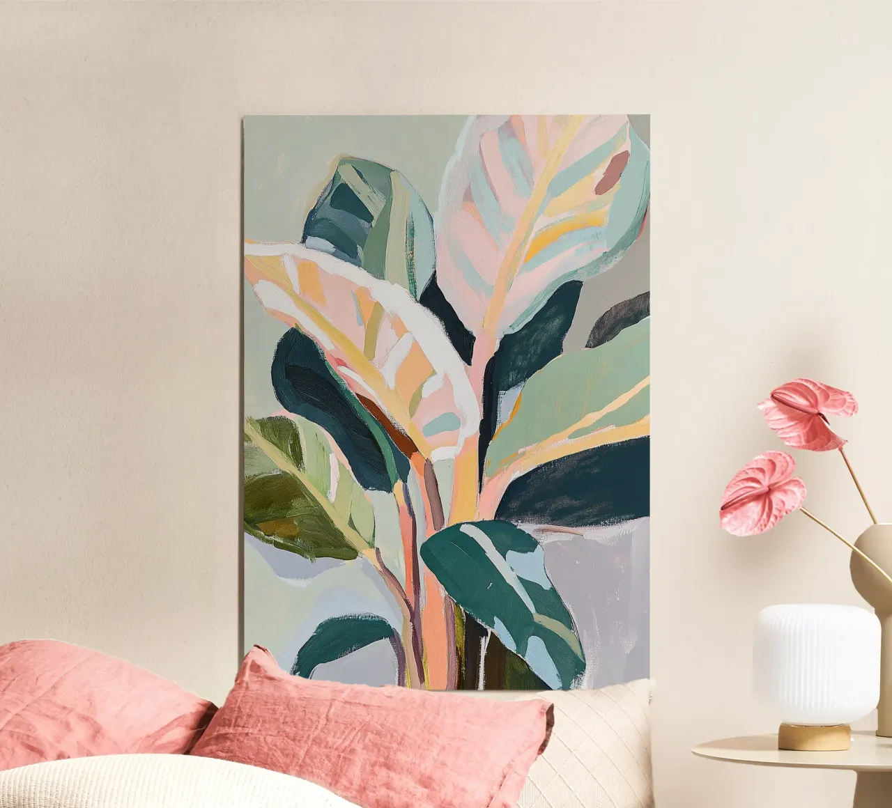 Botanik Calathea Pflanze Fauvismus Hahnemühle von Euphoria Theresa