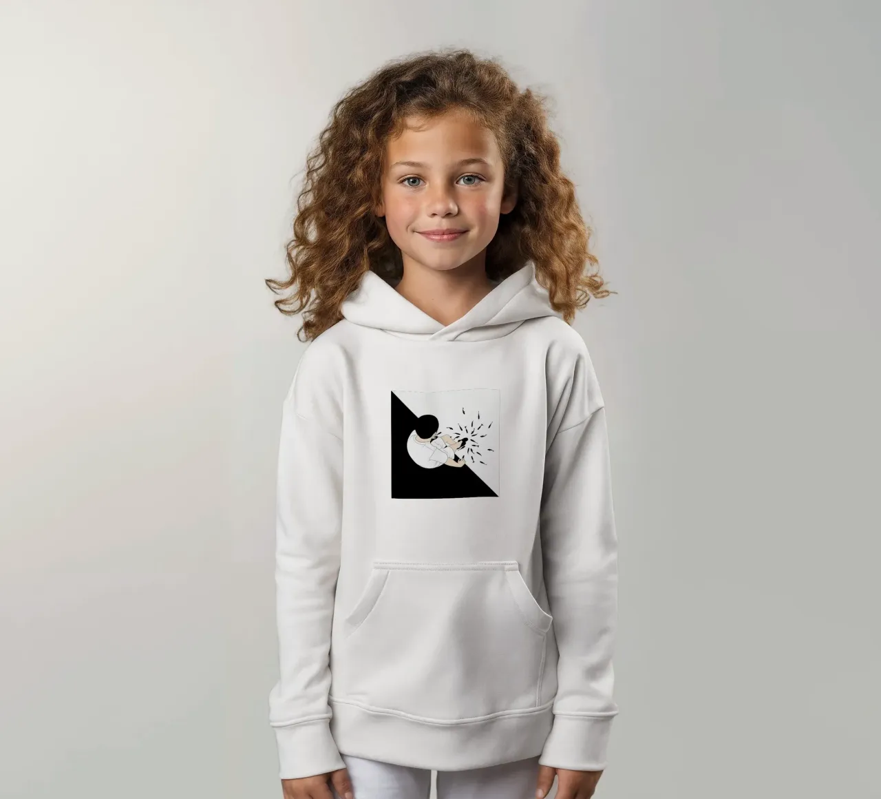 Fireworks felpa bambino con cappuccio da Ruei