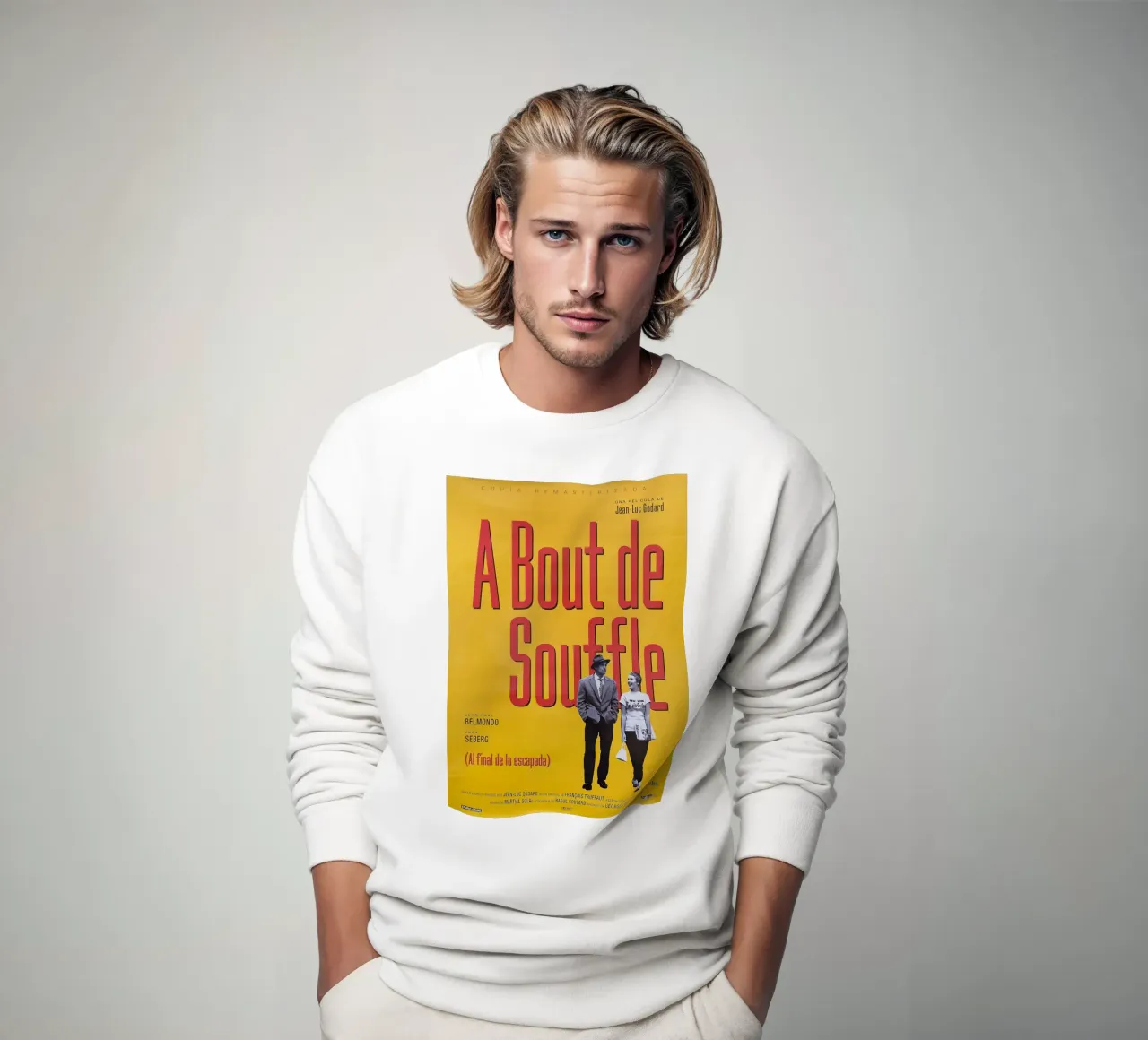 A bout de souffle (Breathless Movie) felpa da Attaboy Dsgn