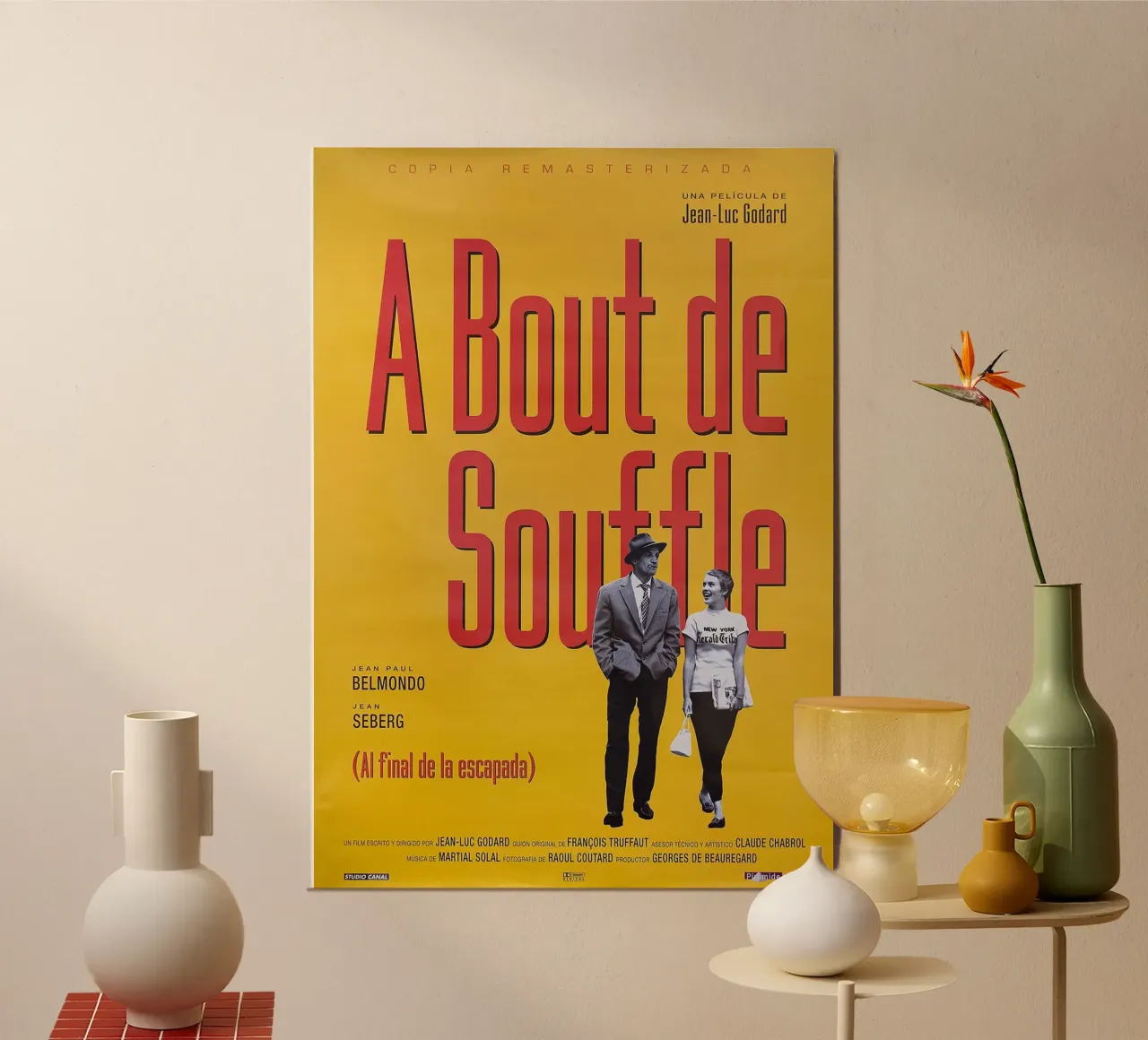A bout de souffle (Breathless Movie) poster da Attaboy Dsgn
