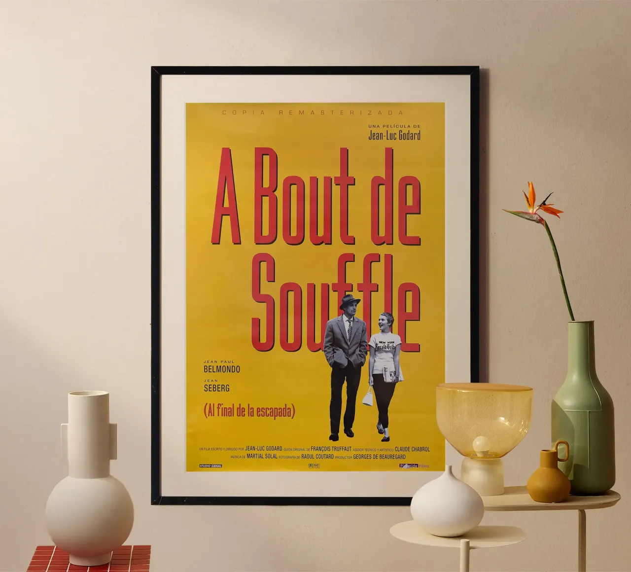 A bout de souffle (Breathless Movie) poster da Attaboy Dsgn