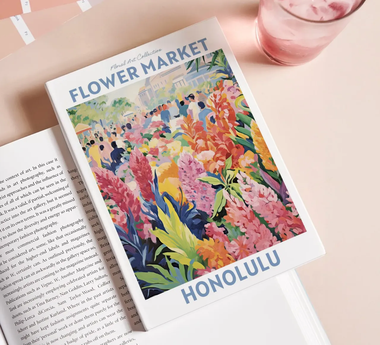 Mercato dei fiori, Honolulu, Hawaii - Viaggio Botanico diario da Peaches Art Prints