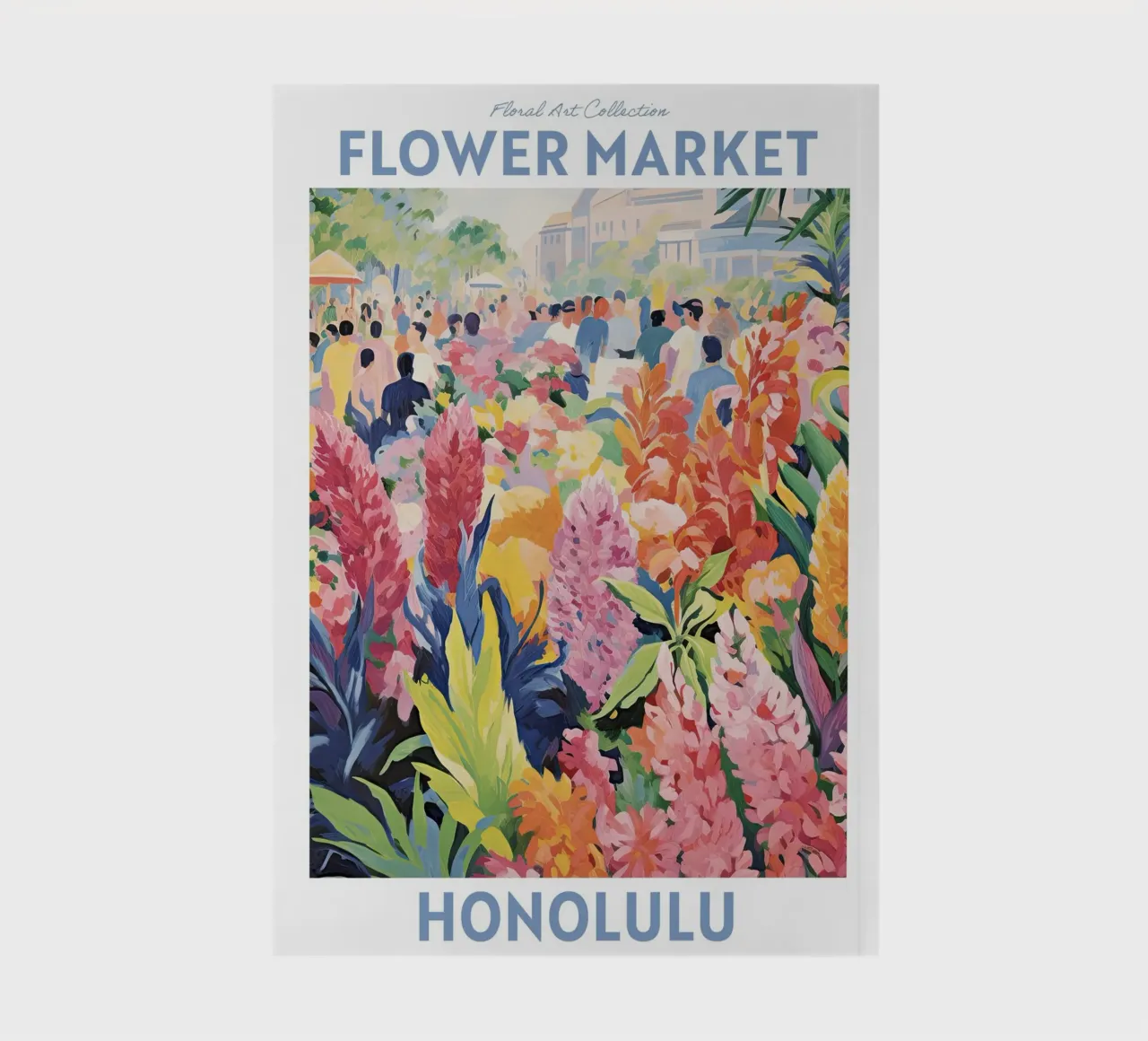 Mercato dei fiori, Honolulu, Hawaii - Viaggio Botanico diario da Peaches Art Prints