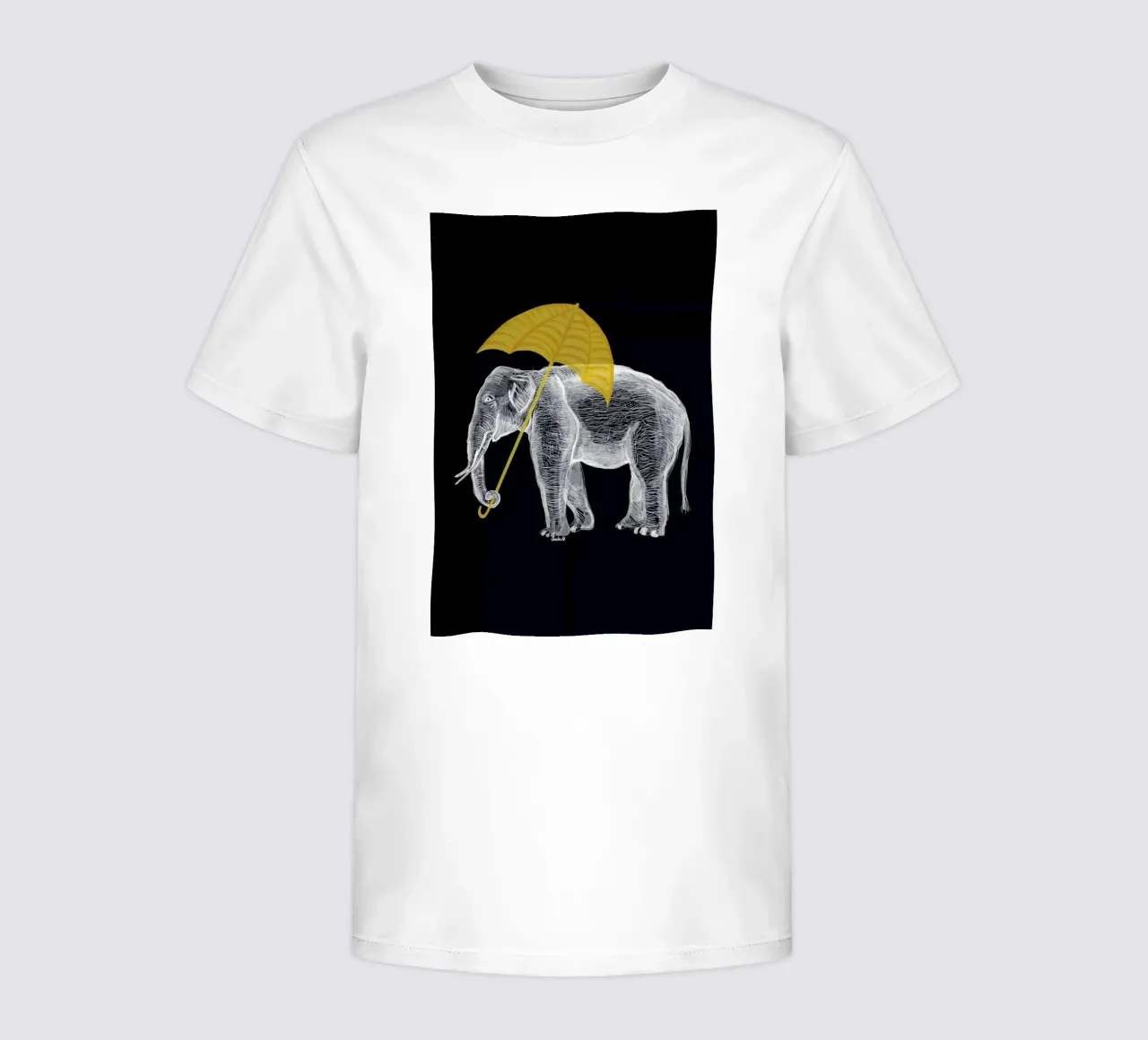 Elephant with Umbrella 2 t-shirt enfant de Amalia Restrepo