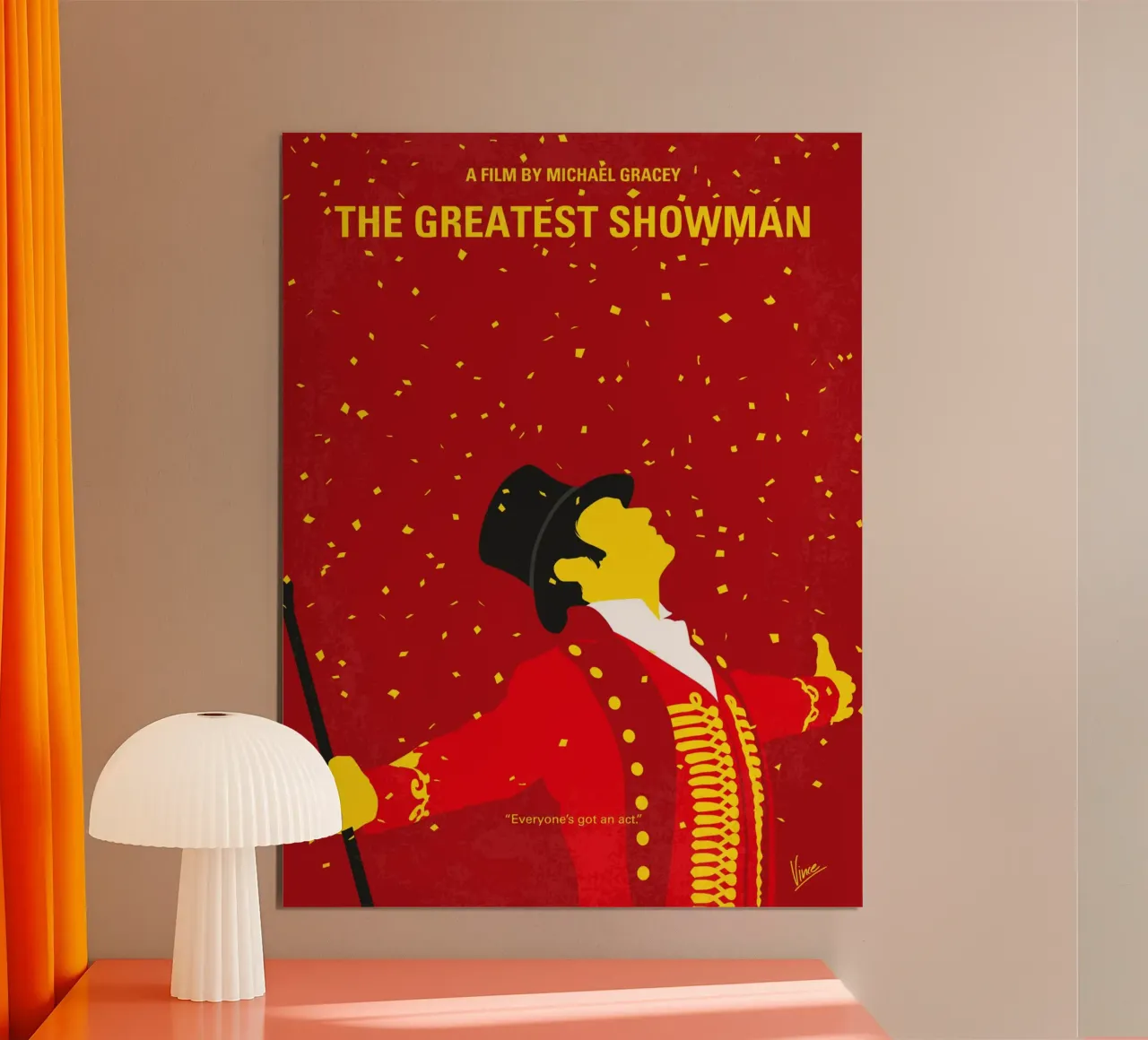 No965 My The Greatest Showman minimal movie poster poster de Chungkong
