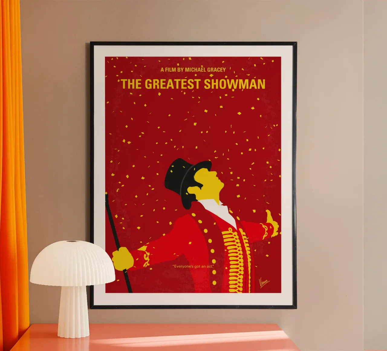 No965 My The Greatest Showman minimal movie poster poster de Chungkong
