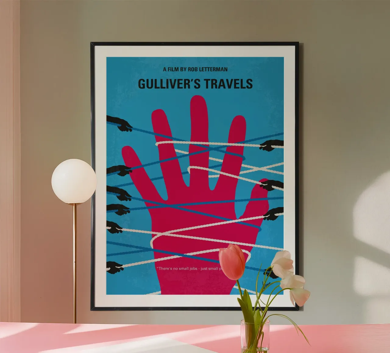 No967 My Gullivers Travels minimal movie poster poster da Chungkong