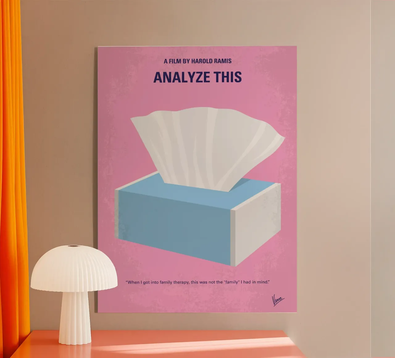 No968 My Analyze This minimal movie poster plexiglass da Chungkong