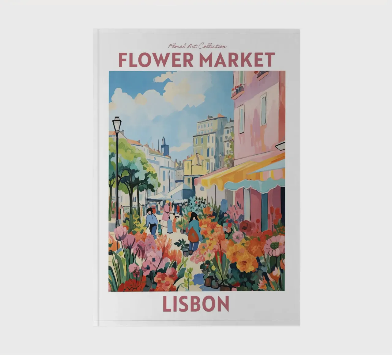 Mercato dei fiori, Lisbona, Portogallo Viaggio botanico diario da Peaches Art Prints