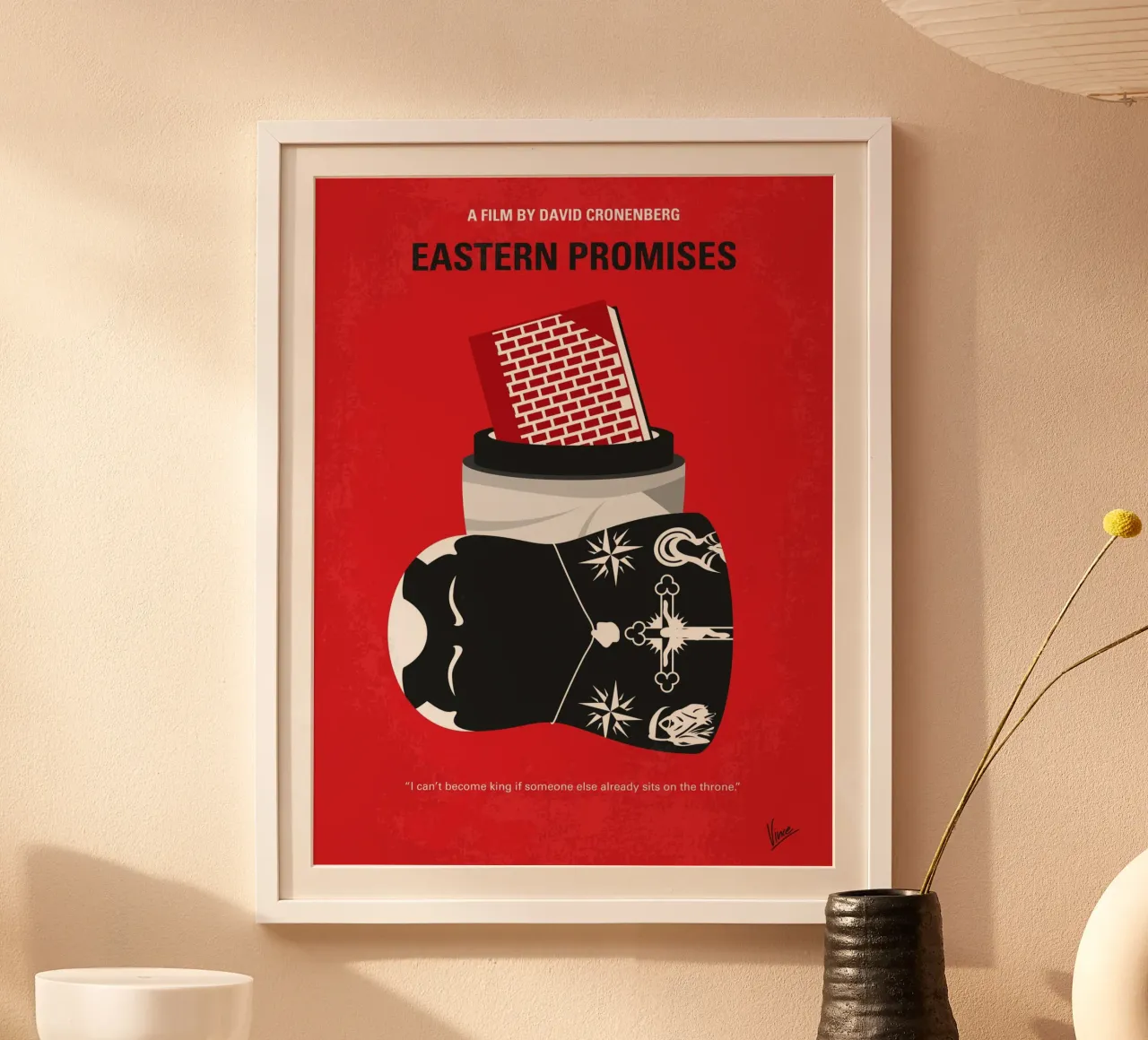 No969 My Eastern Promises minimal movie poster poster con telaio in plastica da Chungkong
