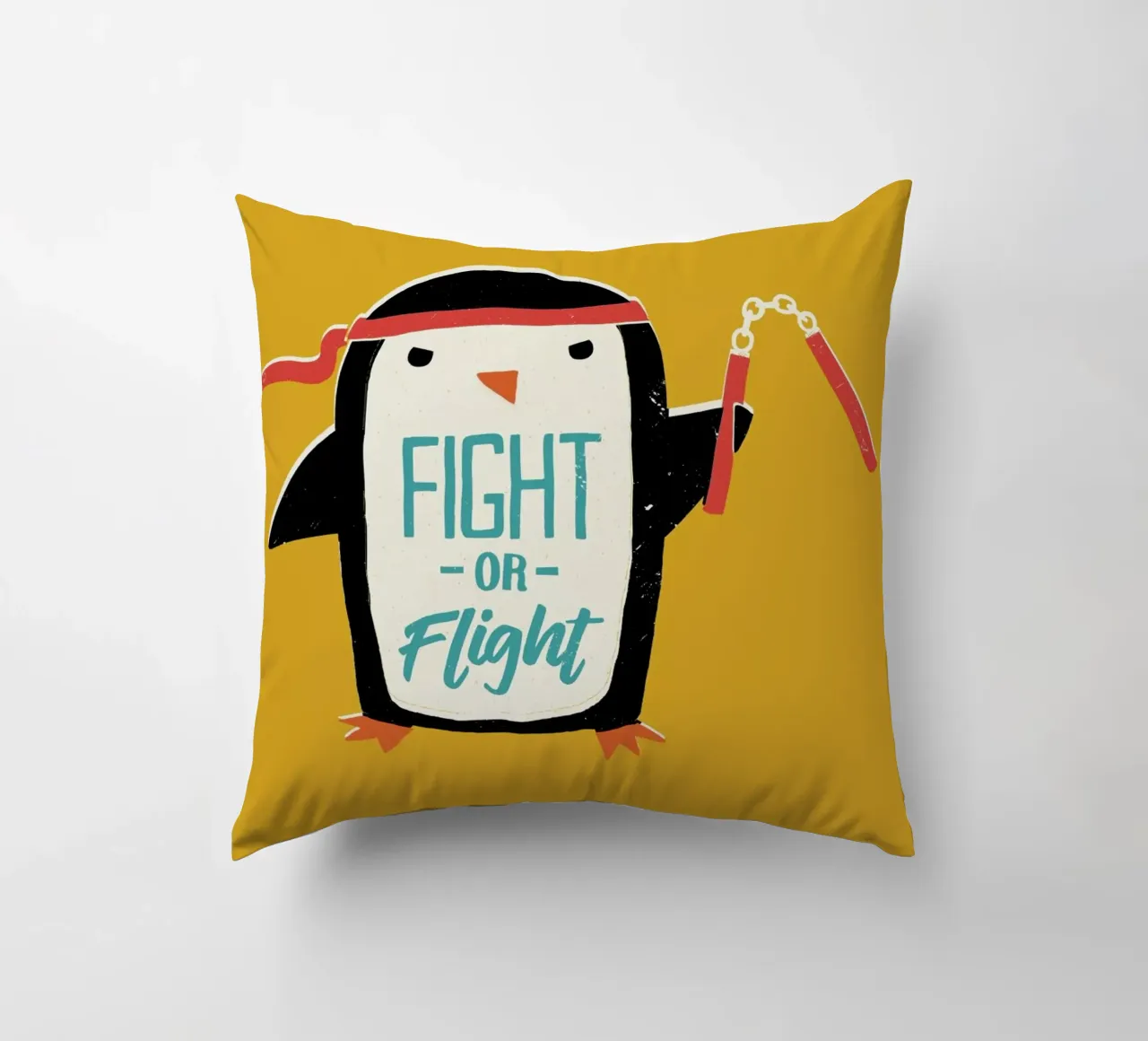 Fight Or Flight cuscino da DinoMike