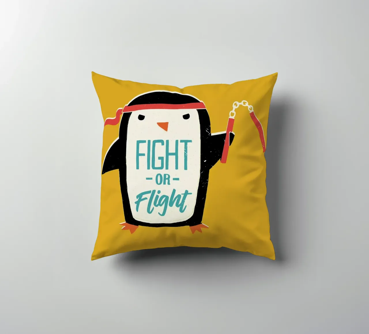 Fight Or Flight cuscino da DinoMike