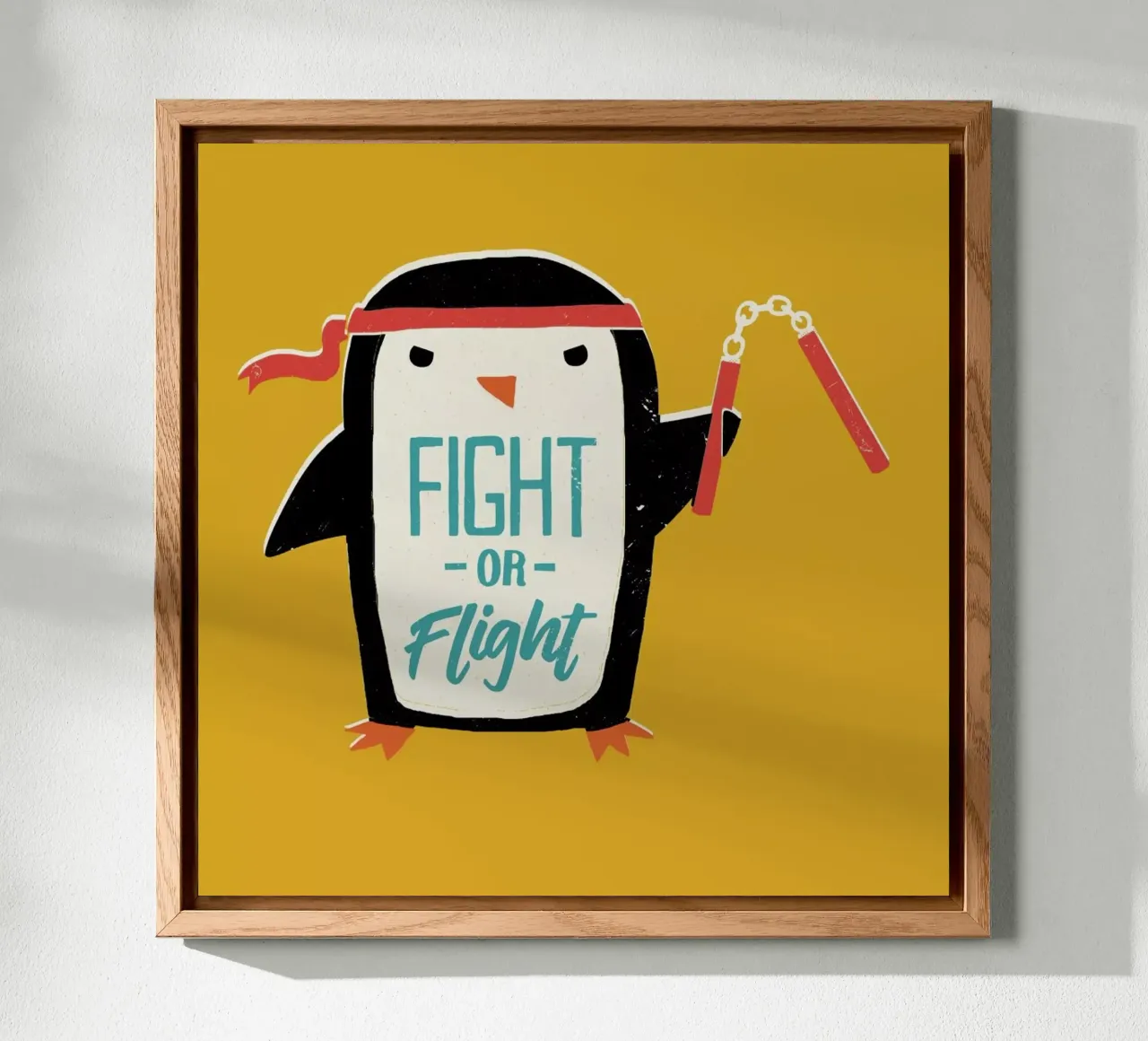 Fight Or Flight alluminio dibond da DinoMike