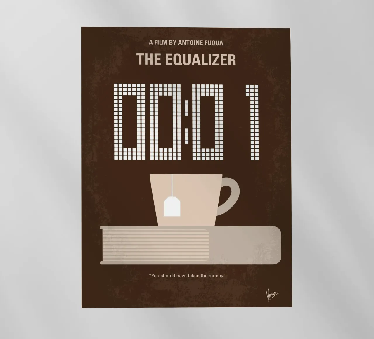 No973 My THE EQUALIZER minimal movie poster pellicola backlit da Chungkong