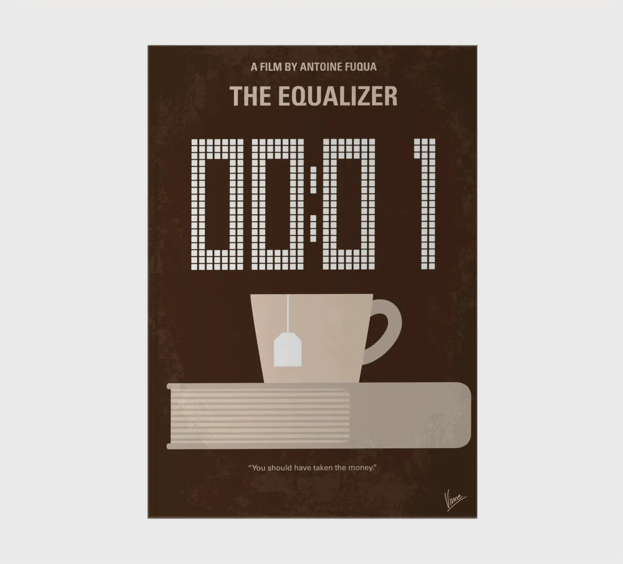 No973 My THE EQUALIZER minimal movie poster diario da Chungkong