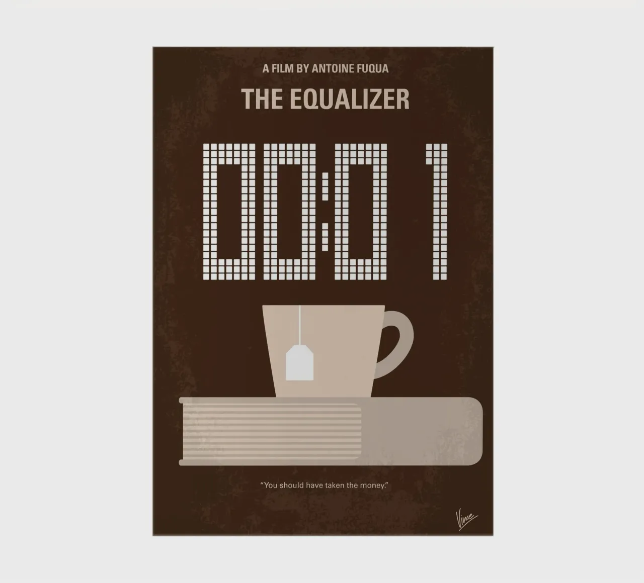 No973 My THE EQUALIZER minimal movie poster diario da Chungkong