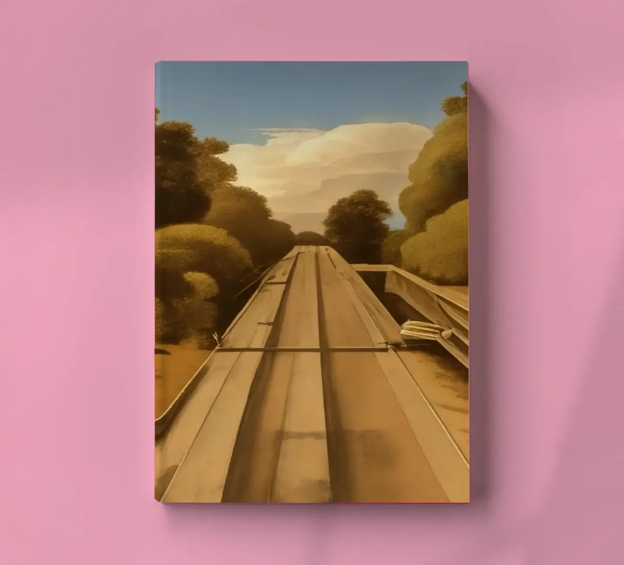 Railway tracks_1 notebook by Impressionismus by LK