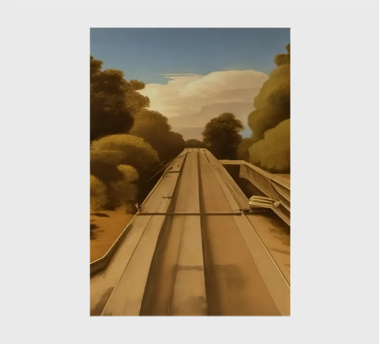 Railway tracks_1 notebook by Impressionismus by LK