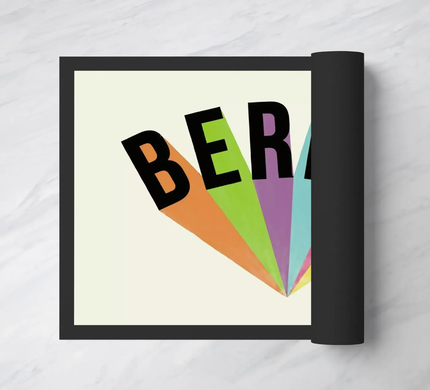 Berlin Typography deurmat van Florent Bodart