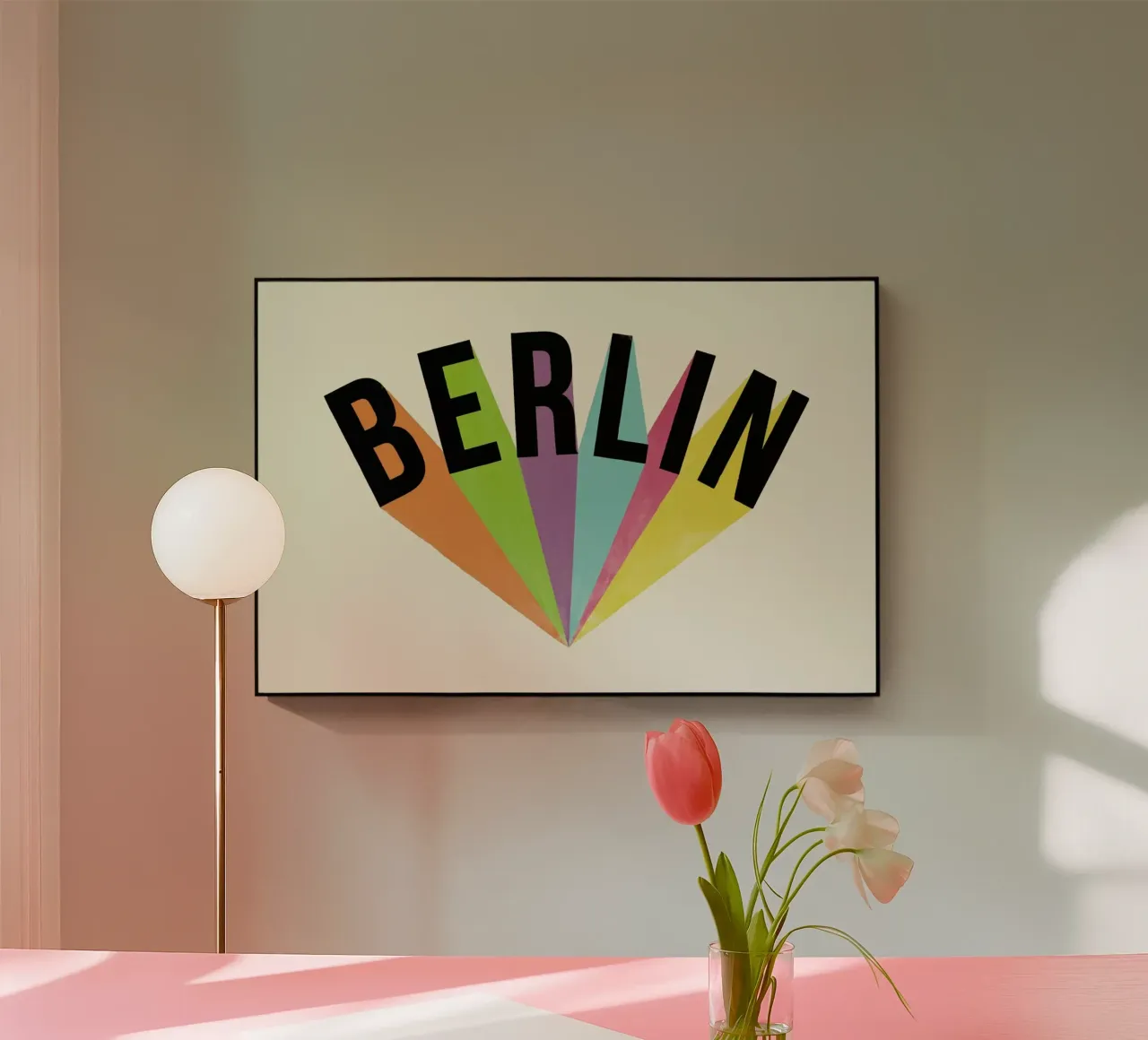 Berlin Typography plexiglass da Florent Bodart