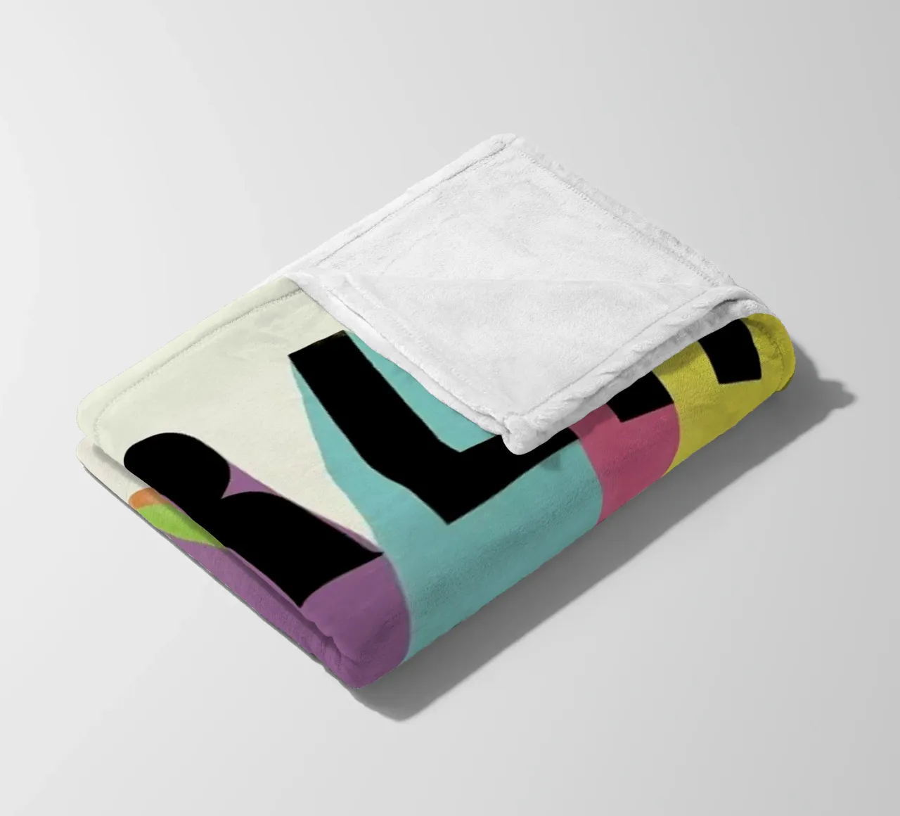 Berlin Typography plaid polaire de Florent Bodart