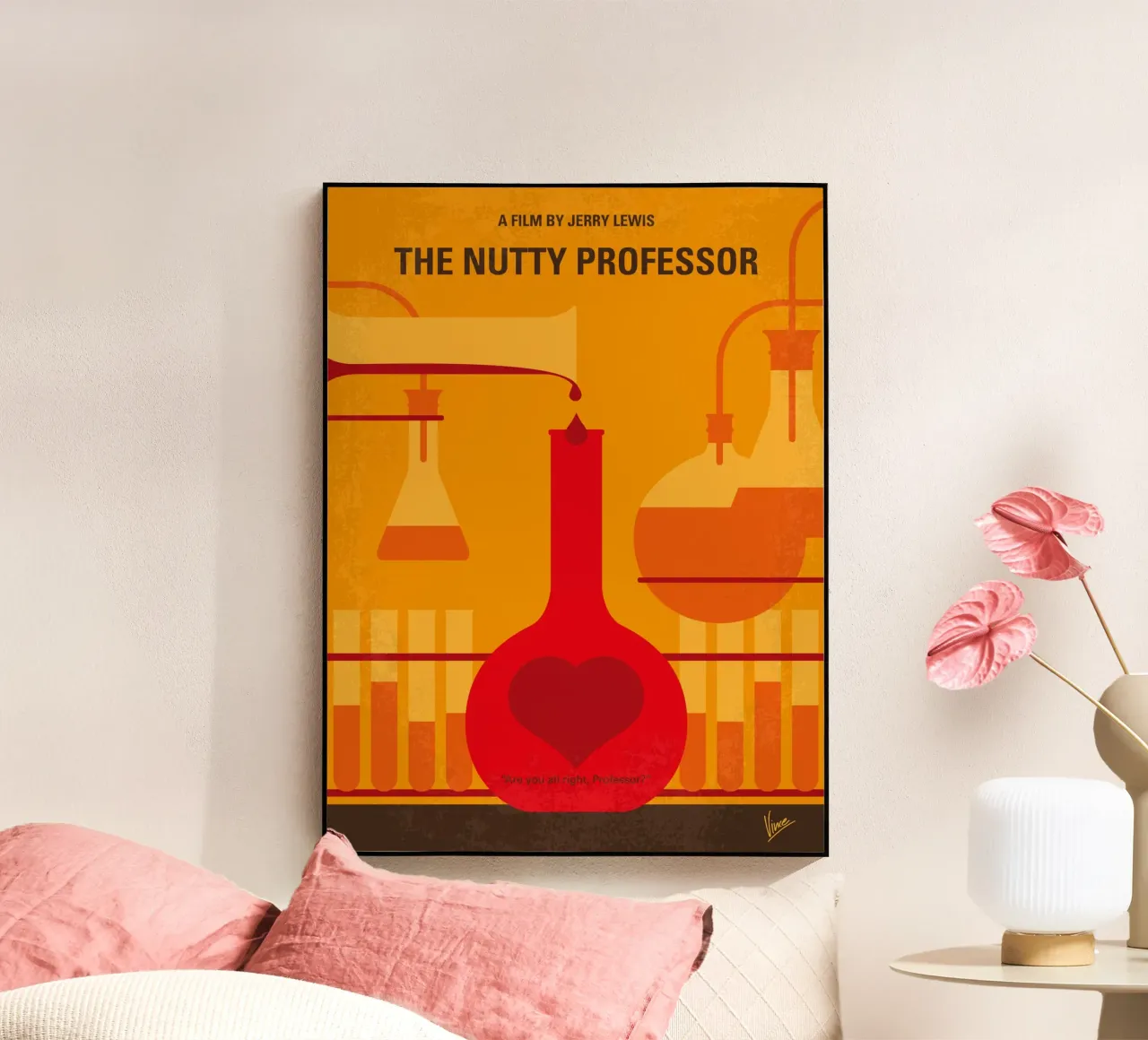 No976 My The Nutty Professor minimal movie poster plexiglass da Chungkong
