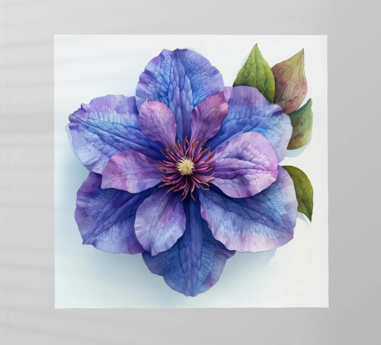 Fiore di Clematide 2 pellicola backlit da Bold Blooms