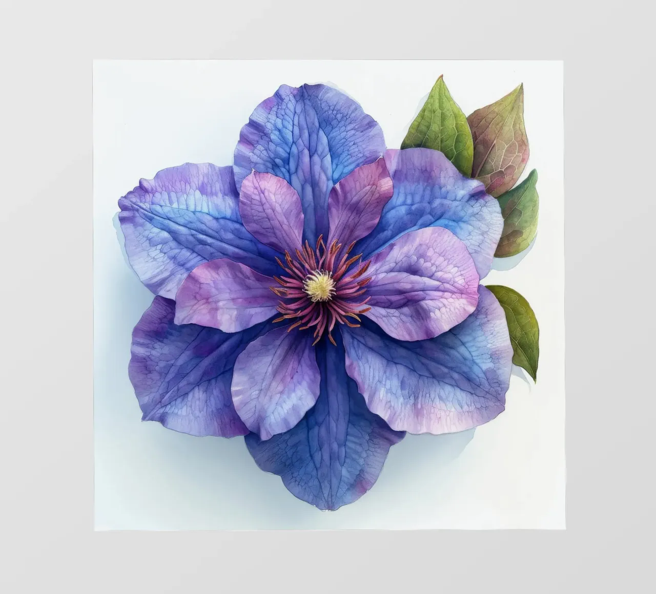 Fiore di Clematide 2 pellicola backlit da Bold Blooms