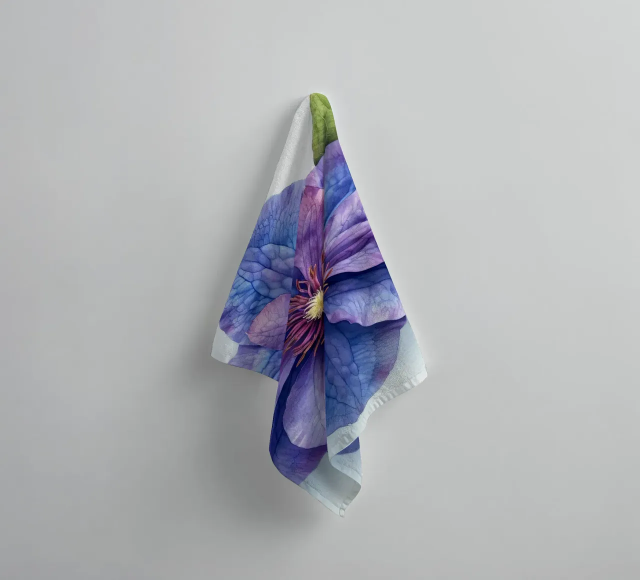 Fiore di Clematide 2 asciugamano da bagno da Bold Blooms