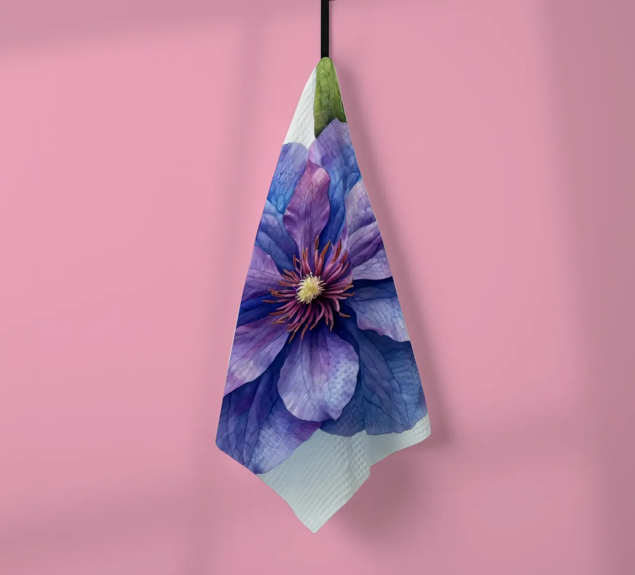 Fiore di Clematide 2 canovaccio da cucina da Bold Blooms