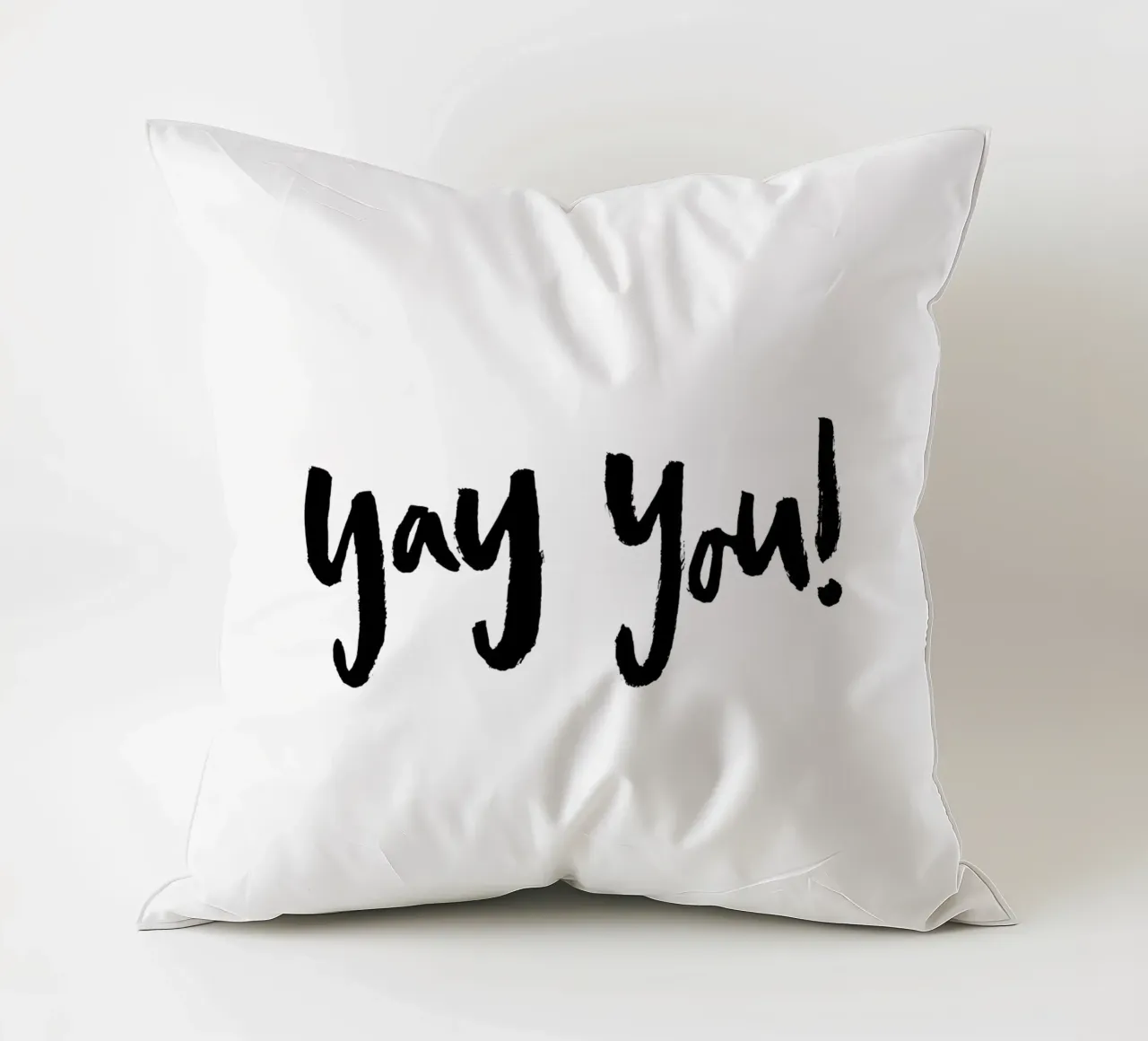 Yay You cuscino da Brushmeetspaper